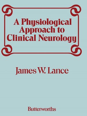 cover image of A Physiological Approach to Clinical Neurology